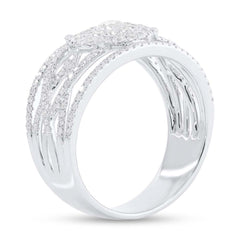 0.91ct 14k White Gold Daimond Lady's Ring