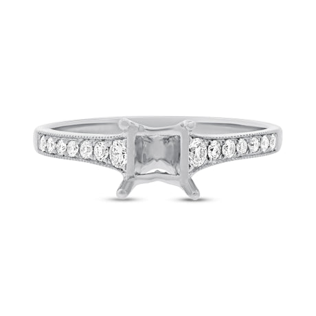 0.18ct 14k White Gold Diamond Lady's Band