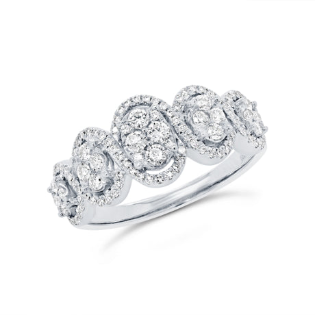 0.55ct 14k White Gold Diamond Lady's Ring