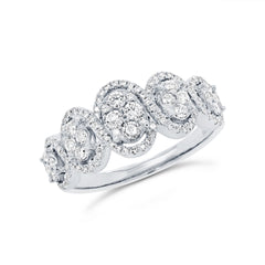 0.55ct 14k White Gold Diamond Lady's Ring