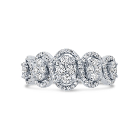 0.55ct 14k White Gold Diamond Lady's Ring