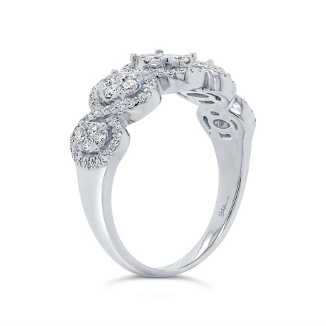 0.55ct 14k White Gold Diamond Lady's Ring