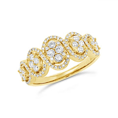 0.55ct 14k Yellow Gold Diamond Lady's Ring