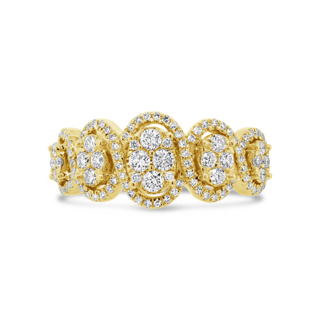 0.55ct 14k Yellow Gold Diamond Lady's Ring