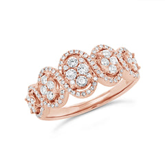 0.55ct 14k Rose Gold Diamond Lady's Ring