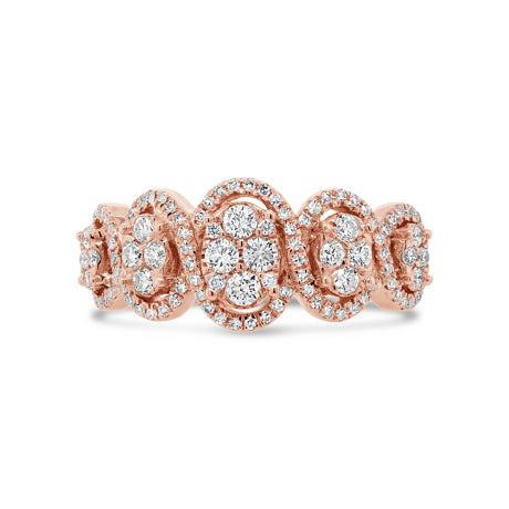 0.55ct 14k Rose Gold Diamond Lady's Ring