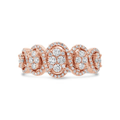 0.55ct 14k Rose Gold Diamond Lady's Ring