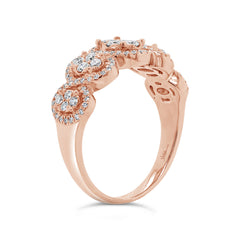 0.55ct 14k Rose Gold Diamond Lady's Ring