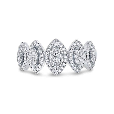 0.47ct 14k White Gold Diamond Lady's Ring