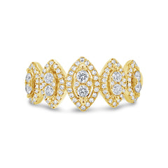 0.47ct 14k Yellow Gold Diamond Lady's Ring