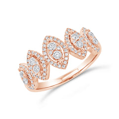 0.47ct 14k Rose Gold Diamond Lady's Ring