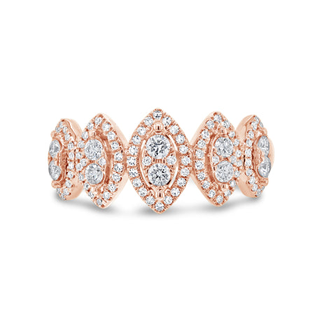 0.47ct 14k Rose Gold Diamond Lady's Ring
