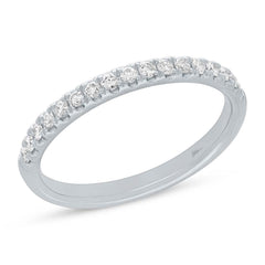 0.25ct 14k White Gold Diamond Lady's Band Size 6