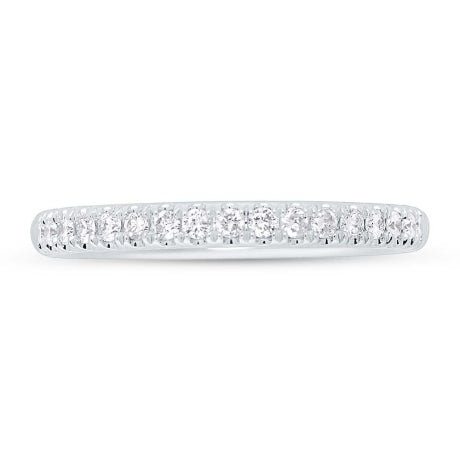 0.25ct 14k White Gold Diamond Lady's Band Size 6