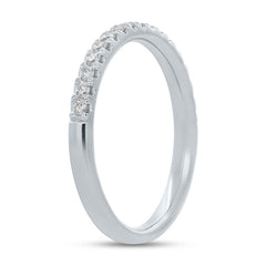 0.25ct 14k White Gold Diamond Lady's Band Size 6