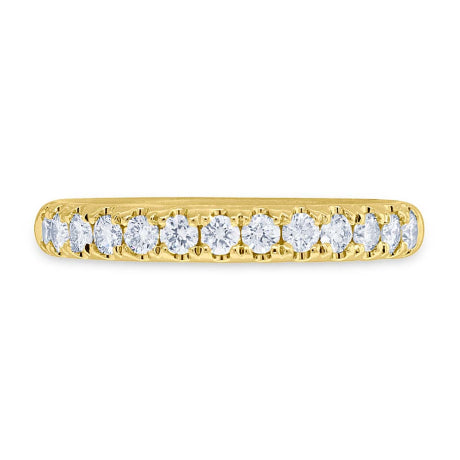 0.55ct 14k Yellow Gold Diamond Lady's Band Size 5