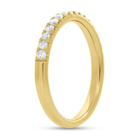 0.55ct 14k Yellow Gold Diamond Lady's Band Size 5