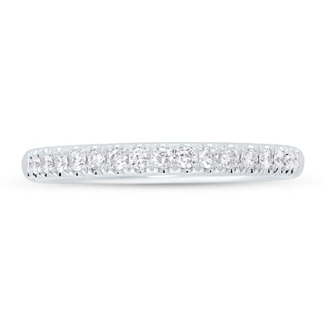 0.40ct 14k White Gold Diamond Lady's Band Size 5