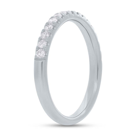 0.40ct 14k White Gold Diamond Lady's Band Size 5