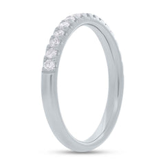 0.40ct 14k White Gold Diamond Lady's Band Size 5