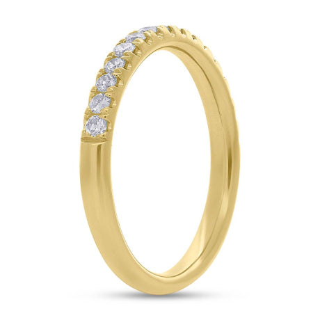 0.40ct 14k Yellow Gold Diamond Lady's Band Size 5