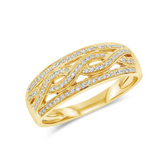 0.20ct 14k Yellow Gold Diamond Lady's Ring