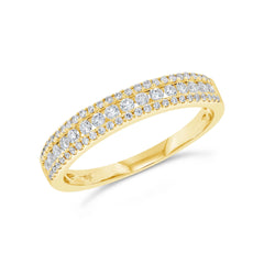 0.45Ct 14k Yellow Gold Diamond Lady's Band