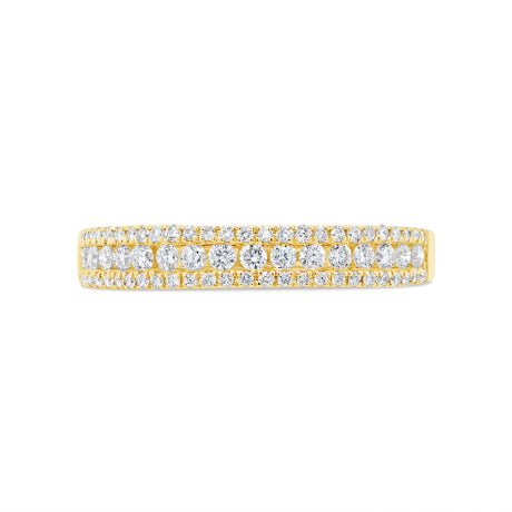 0.45Ct 14k Yellow Gold Diamond Lady's Band