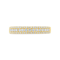 0.45Ct 14k Yellow Gold Diamond Lady's Band