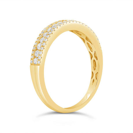 0.45Ct 14k Yellow Gold Diamond Lady's Band