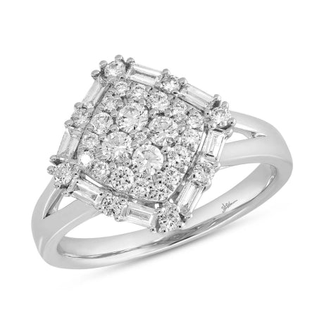 0.75ct 14k White Gold Diamond Lady's Ring