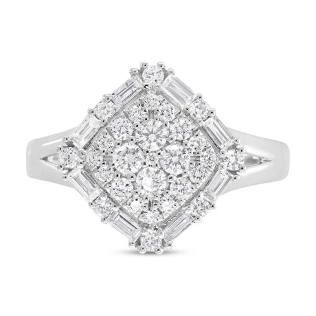 0.75ct 14k White Gold Diamond Lady's Ring