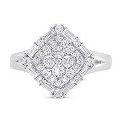 0.75ct 14k White Gold Diamond Lady's Ring