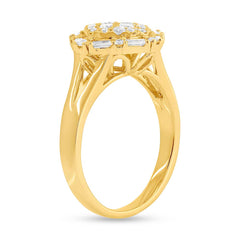 0.75ct 14k Yellow Gold Diamond Lady's Ring