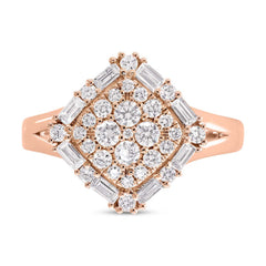 0.75ct 14k Rose Gold Diamond Lady's Ring