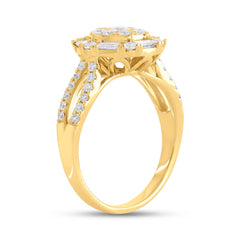 0.99ct 14k Yellow Gold Diamond Lady's Ring