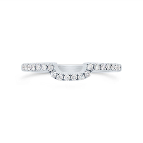 0.16ct 14k White Gold Diamond Lady's Band