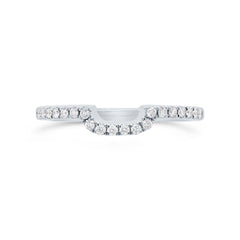 0.16ct 14k White Gold Diamond Lady's Band