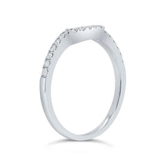 0.16ct 14k White Gold Diamond Lady's Band