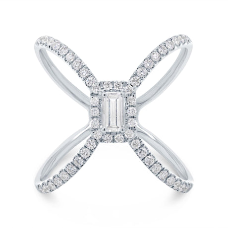 0.50ct 14k White Gold Diamond Lady's Ring