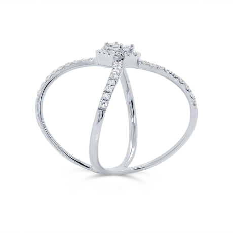0.50ct 14k White Gold Diamond Lady's Ring