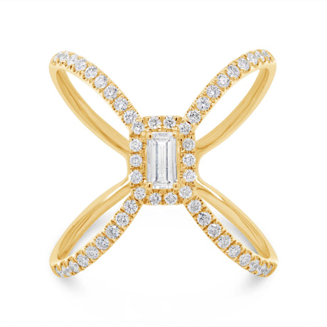 0.50ct 14k Yellow Gold Diamond Lady's Ring