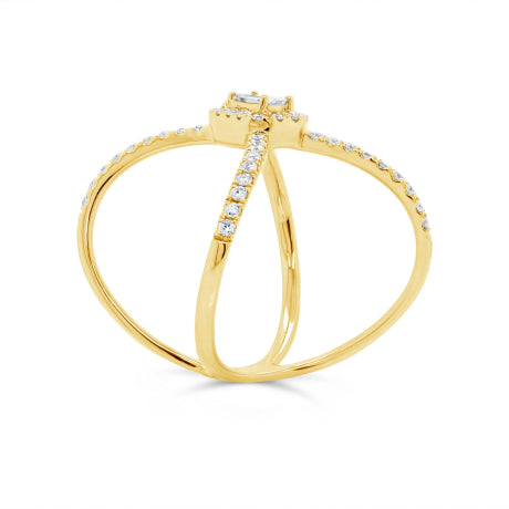 0.50ct 14k Yellow Gold Diamond Lady's Ring