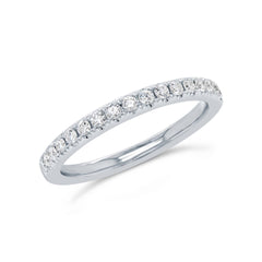 0.28ct 14k White Gold Diamd Lady's Band