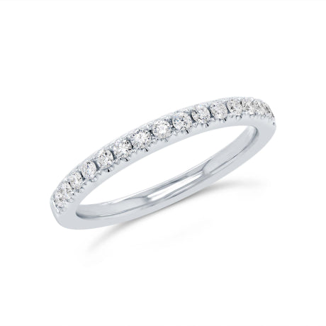 0.30ct 14k White Gold Diamond Lady's Band