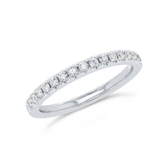 0.30ct 14k White Gold Diamond Lady's Band