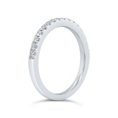 0.30ct 14k White Gold Diamond Lady's Band