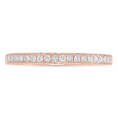 0.19ct 14k Rose Gold Diamond Lady's Band