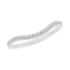 0.35ct 18k White Gold Diamond Lady's Band Size 5.75