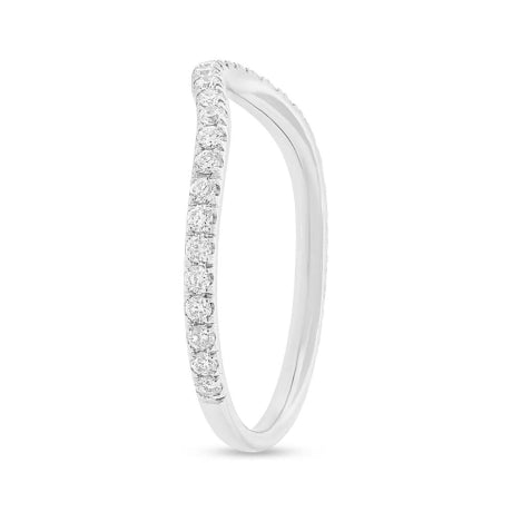 0.35ct 18k White Gold Diamond Lady's Band Size 5.75